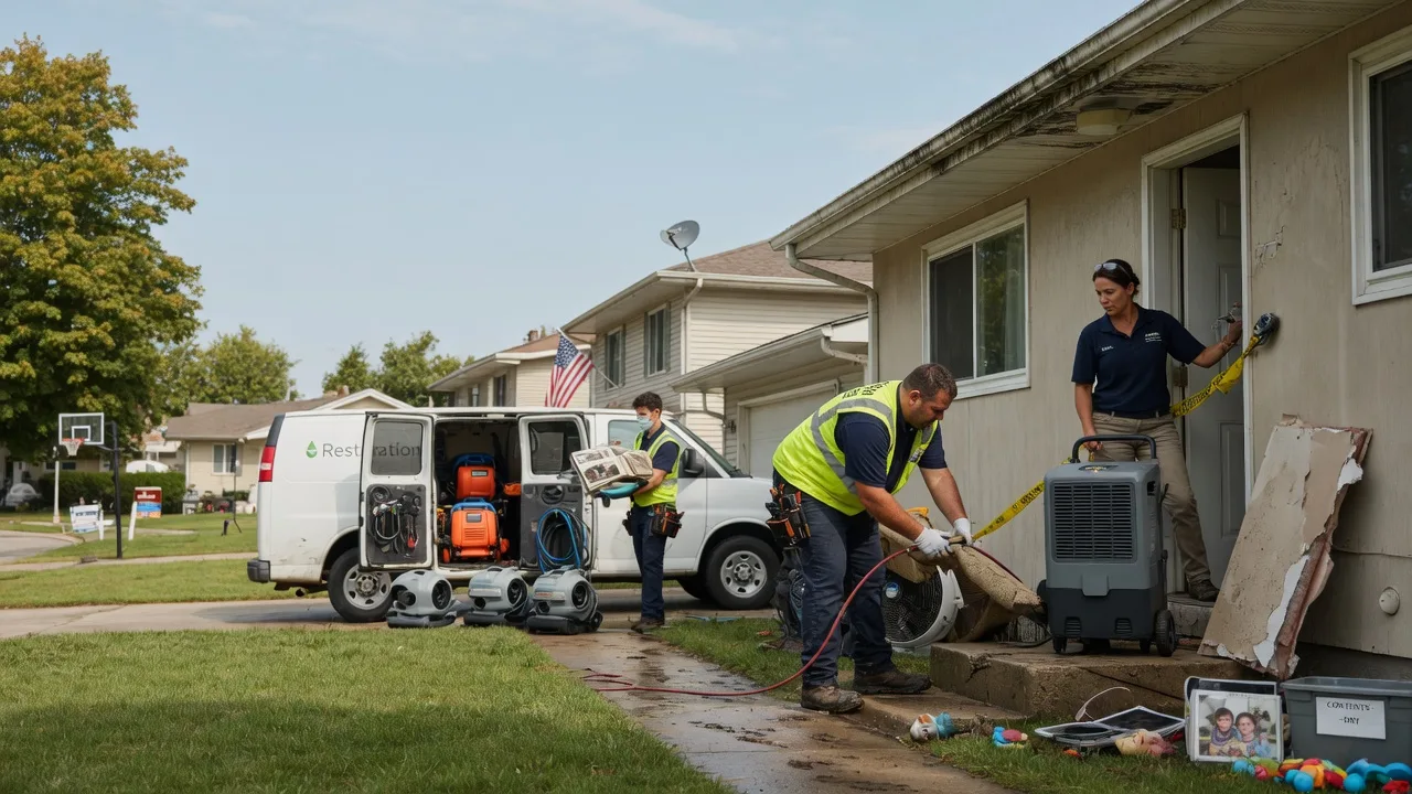 Water Damage Restoration in Chestnut, IL near me